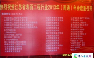 江蘇省表面工程行業(yè)2013年（南通）年會(huì)隆重召開