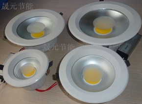 內(nèi)置電源筒燈配件，COB內(nèi)置電源筒燈外殼