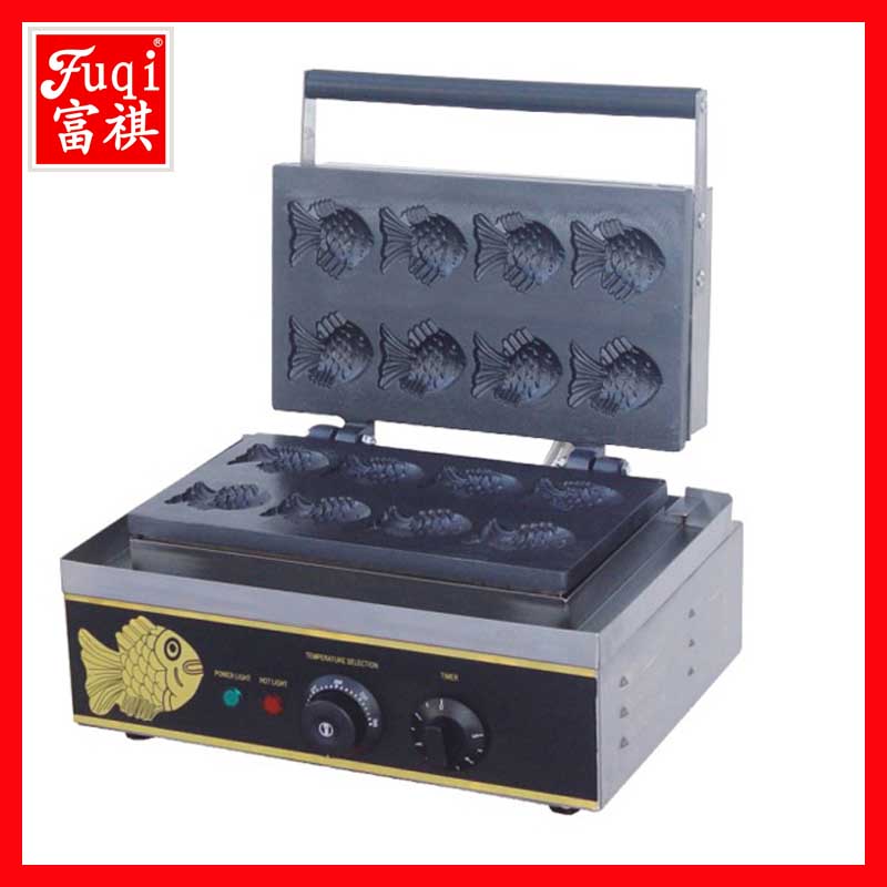 韓式烤魚(yú)餅機(jī) 臺(tái)式電熱鯛魚(yú)燒機(jī) 8條烤魚(yú)餅機(jī)
