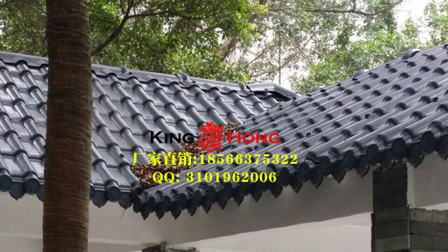 樹脂瓦 老虎窗樹脂瓦安裝 平改坡樹脂瓦工程找南海虹波