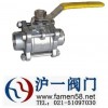 Q61F三片式對焊球閥 工作原理