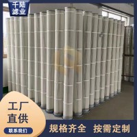 廠家供應(yīng) 鋼廠改造除塵濾筒 除塵器低排放改造項(xiàng)目覆膜除塵濾芯